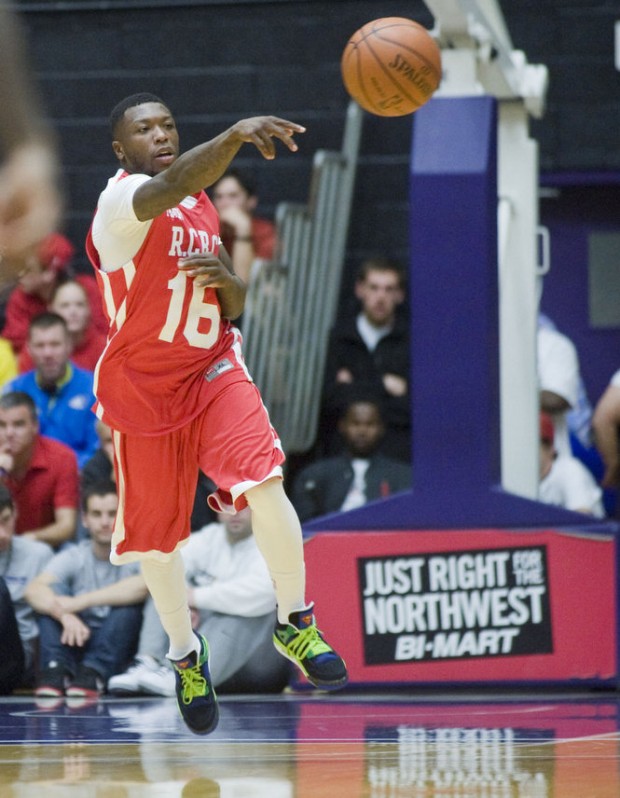 Spotted: Nate Robinson in Air Jordan 4 “Doernbecher” Sneaker!