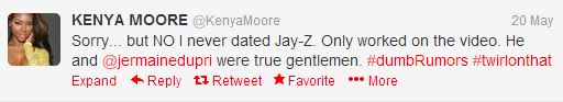 Despite The Pictures, Kenya Moore Reveals She Never Dated Jay-Z
