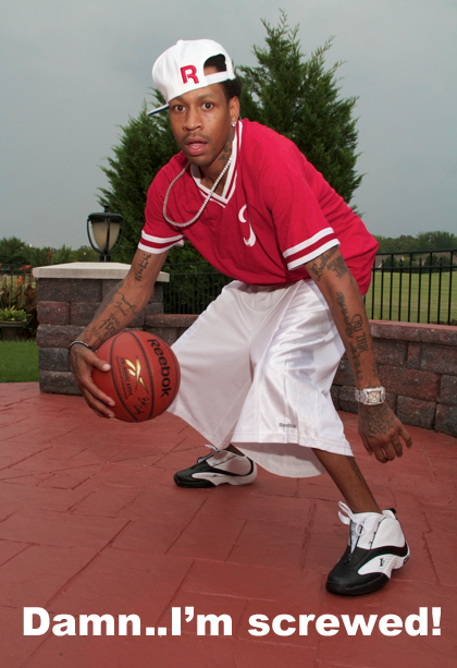 Breaking News: Basketball Star Allen Iverson: To Usher Custody Judge, I Don’t Want You Then She Freezes His reebok Monies