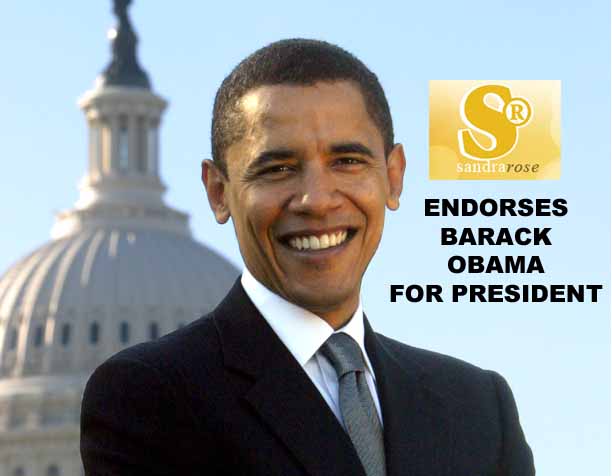 Breaking News!! Celebrity Blogger @SandraRose Endorses President @BarackObama for President of the United States (video inside)