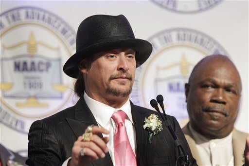 Kid Rock Defends His Use of Confederate Flag as He Receives N.A.A.C.P Award