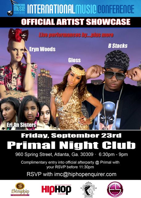 Hip Hop Enquirer Magazine & The International Music Conference Present the IMC Artist Showcase!!