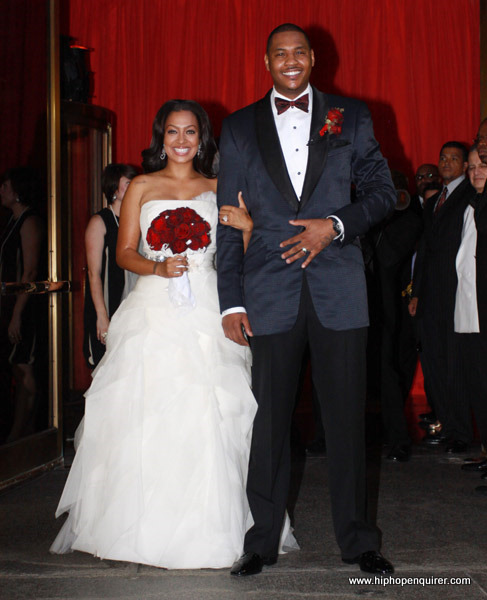Lala Vasquez & Carmelo Anthony Finally Tie the Knot (photos & video inside)