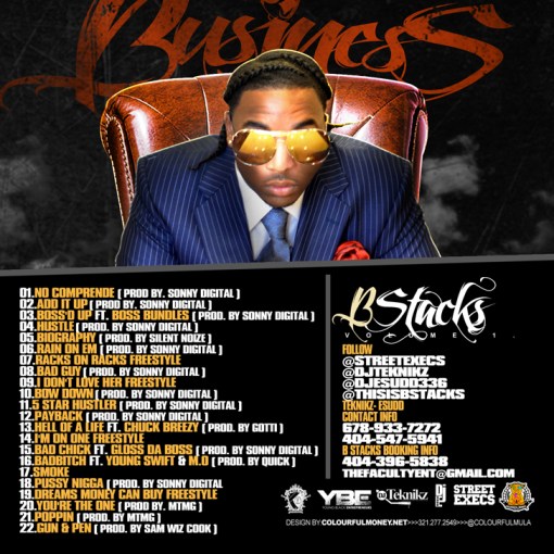 Exclusive!! B. $tack$ Back in Big Business Vol. 1 Drops Tuesday at 8pm!!