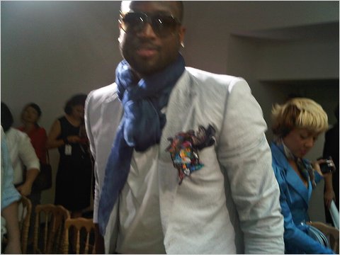 Dwyane Wade Heats Up Fashion Week