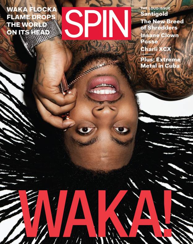Special! Waka Flocka World Turned Upside Down in Spin Magazine Shoot (video inside)