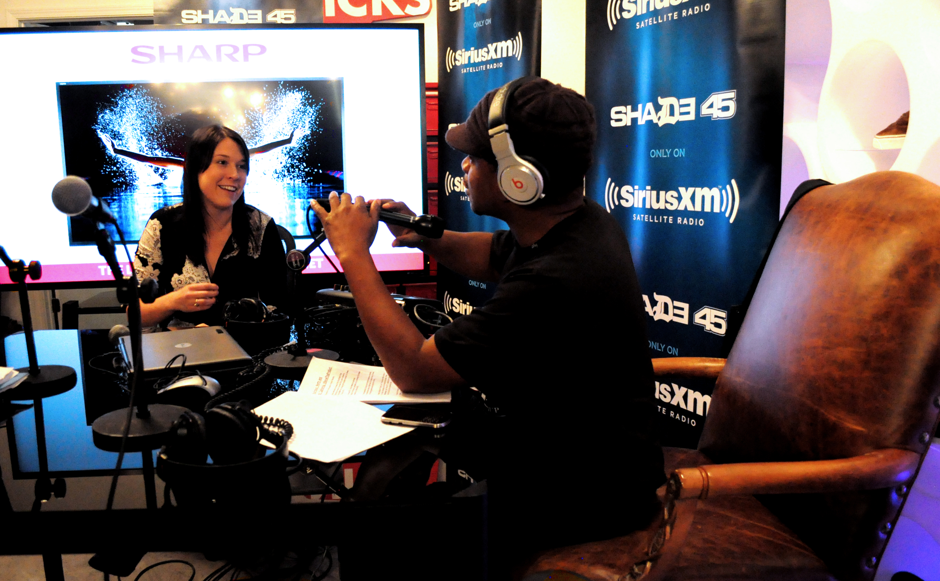 Sharp ReplaSway’s “First TV” Given To Him By Kanye West Replaced With New 90-Inch “AQUOS” [Pictures]