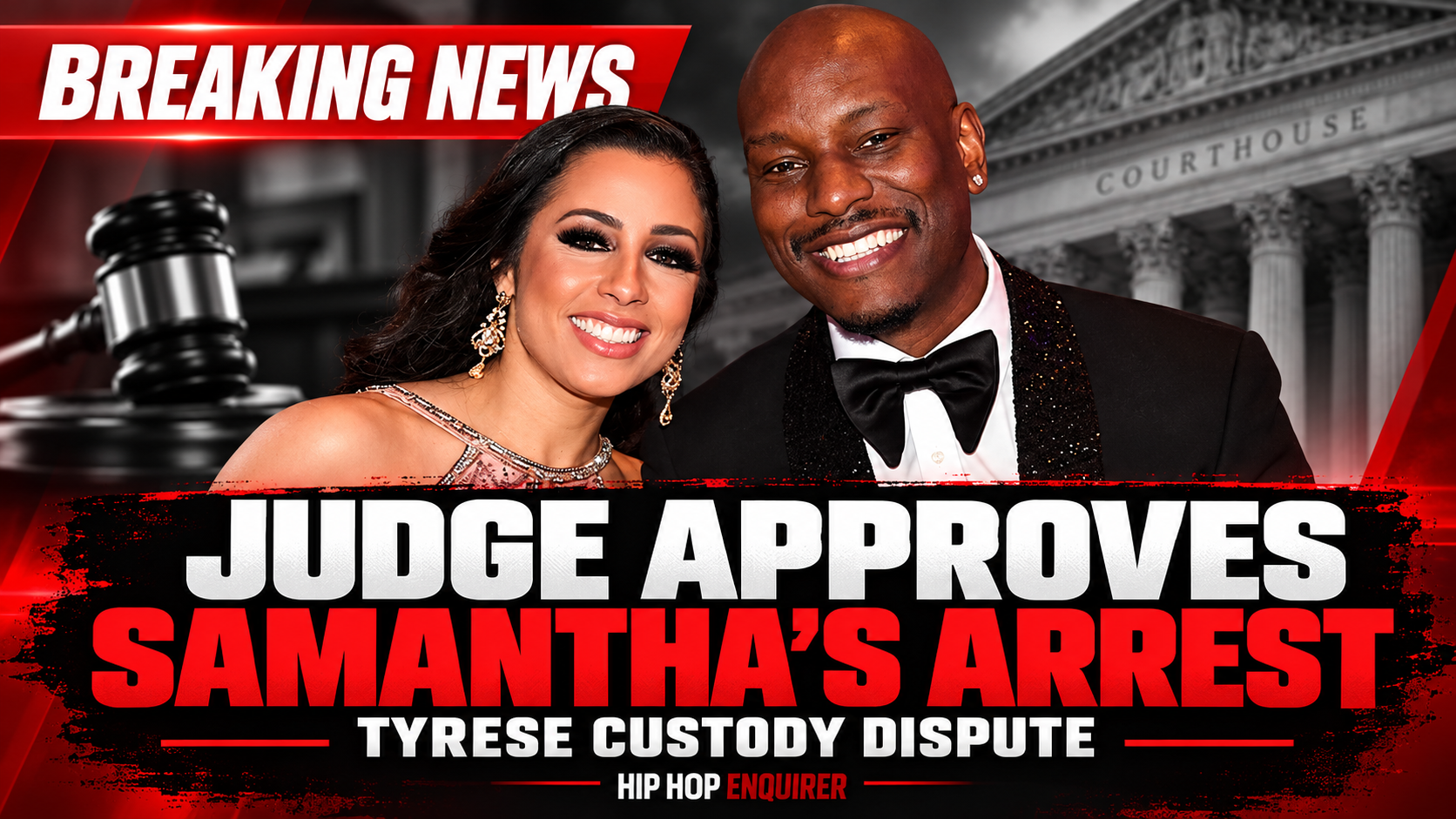 BREAKING: Tyrese Gibson Wins Arrest Authorization Against Ex-Wife Samantha in Custody Dispute