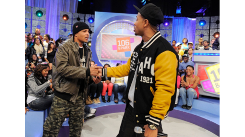 The King Has a Seat on the Couch! T.I. Visits 106th & Park!
