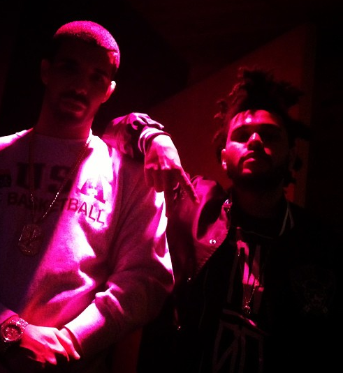 Photo Alert: Drake and the Weekend Back in the Studio Working Together Again