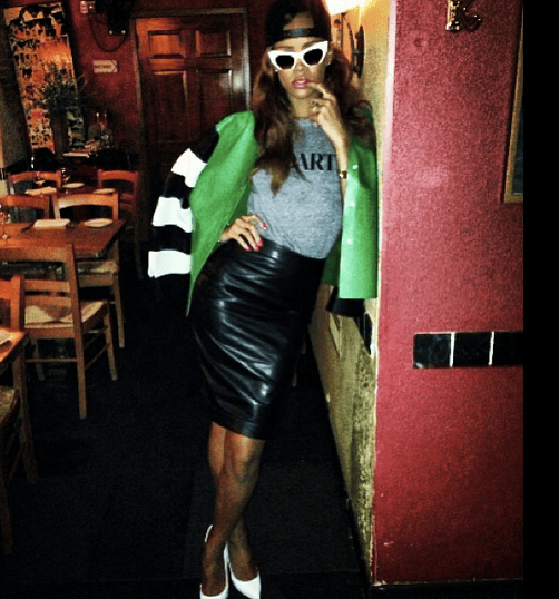 Fashion Alert: Rihanna’s Instagram wearing Acne Valentine