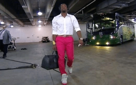 Swag Or Suspect??? D. Wade’s Hot Pink Pants!