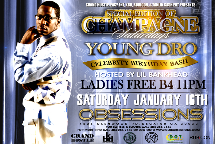 Special Announcement: Grand Hustle’s Young Dro Celebrates His Celebrity Birthday Tonight