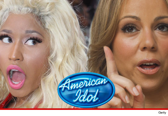 Can We All Just Get Along? Mariah Carey pissed “American Idol” wants the Barbie Minaj instead!