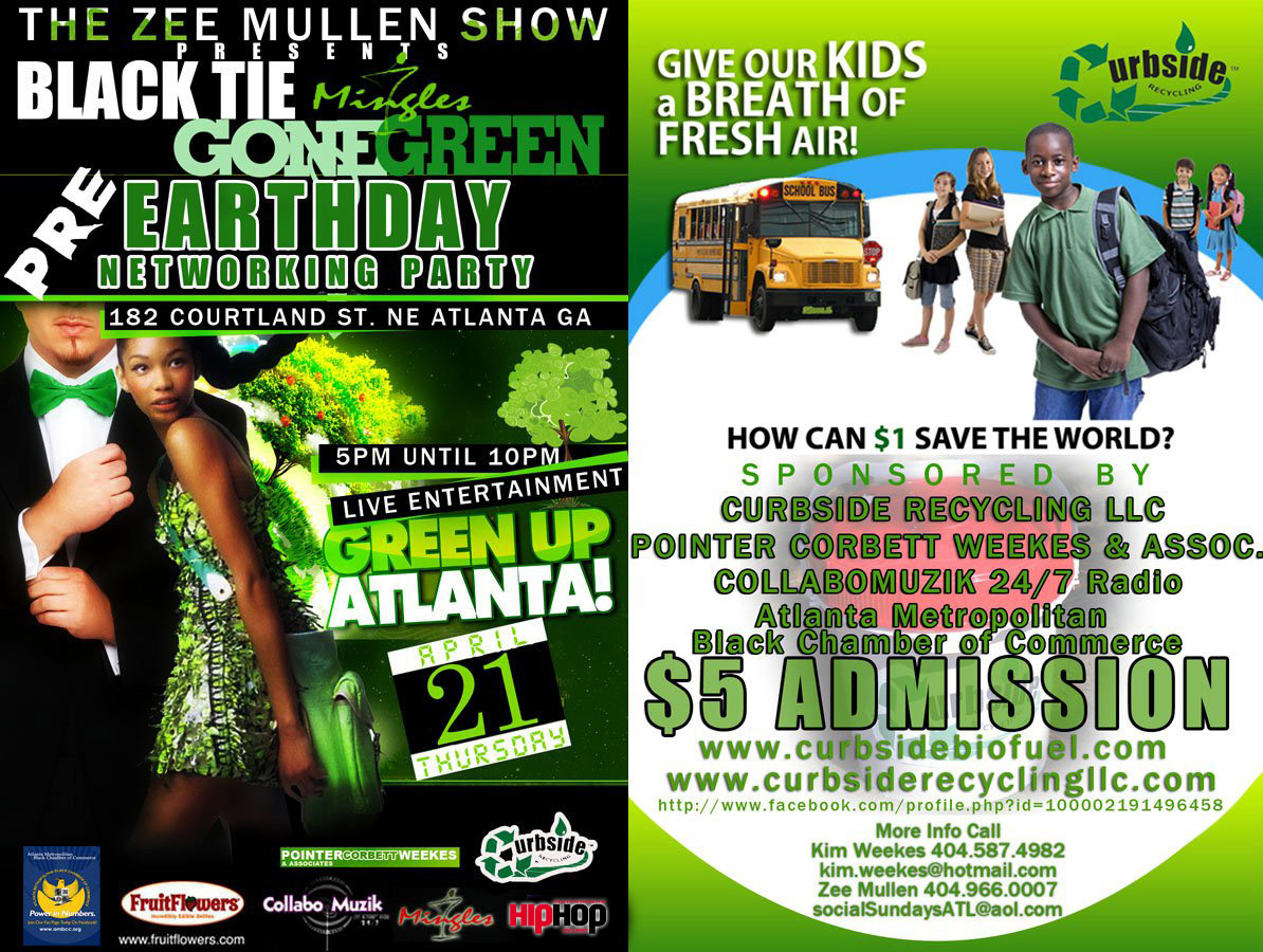 Advertisement: Black Tie Affair Going Green Presented by Zee Mullen & Company