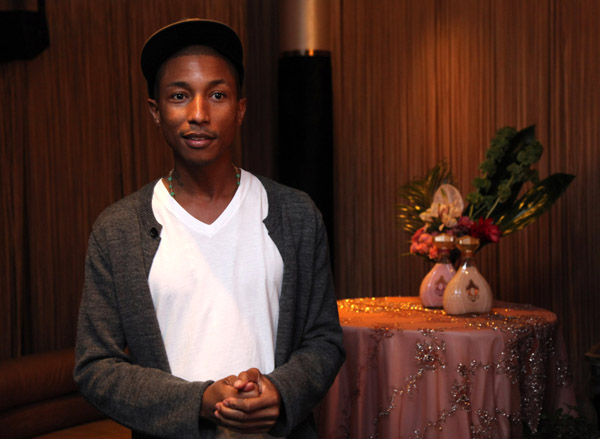 Pharrell Launches Qream Liqueur in Miami with Trina, Q-Tip, Fat Joe & More!