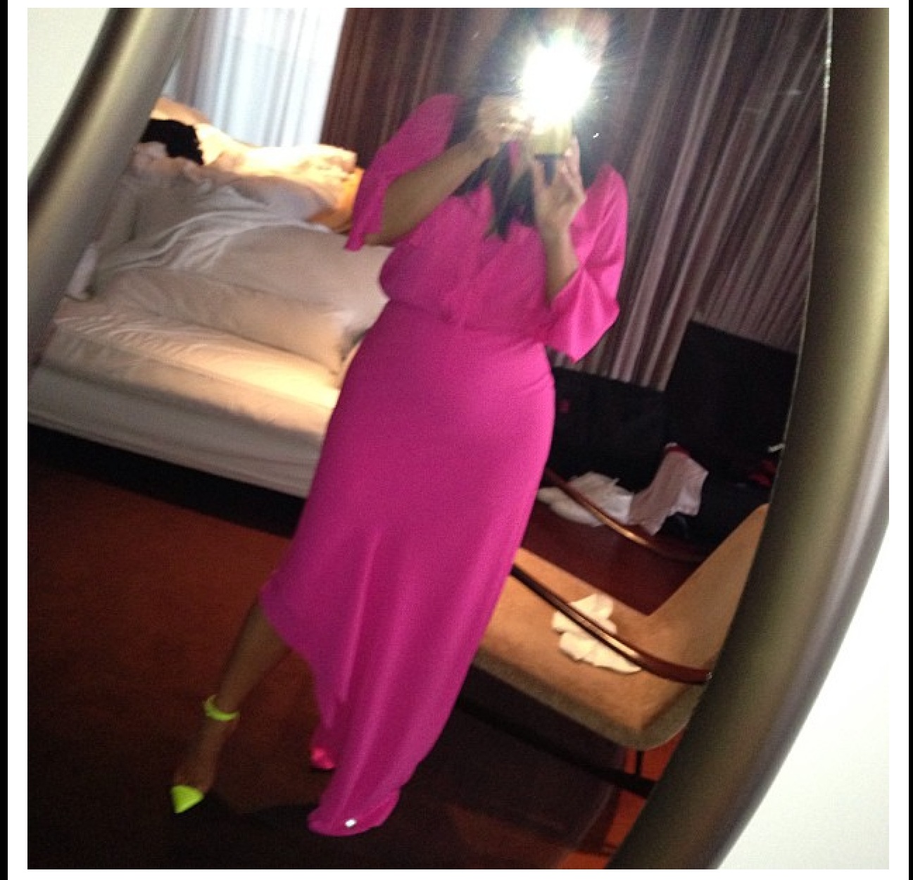 Fashion Alert: Kim Kardashian wears Juan Carlos Obando in Brazil