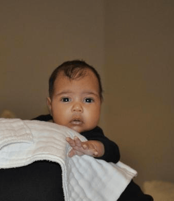 Isn’t She Beautiful! Kanye West Reveals Baby North West to the World