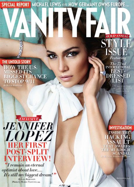 Well That Was Quick! J. Lo Covers the New Issue of Vanity Fair Talking About Her Split from Marc!