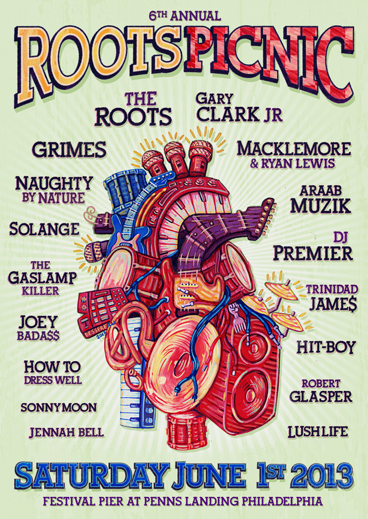 Questlove Announces 6th Annual Roots Picnic Lineup featuring Trinidad James, Robert Glasper Joey Bada$$ and More(Video Inside)