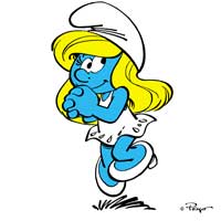 Smurfette aka The Blue Bombshell