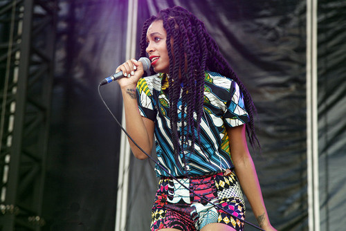 Fashion Alert: Solange Wearing Boxing Kitten in Philly