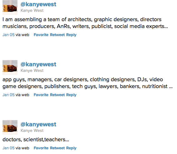 Kanye West Takes Over Twitter with Visions for New Company, DONDA