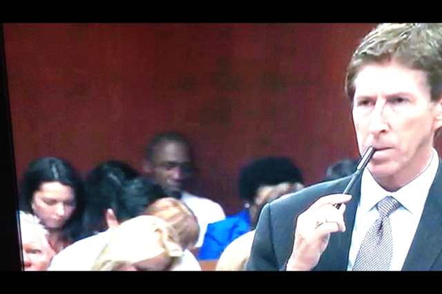 Dennis Byron in Seminole County court at George Zimmerman jury selection