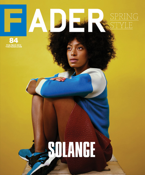 Fashion Alert: Solange Knowles Covers Fader Magazine’s Spring Style Issue