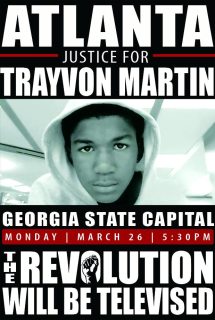 trayvon martin protest atlanta