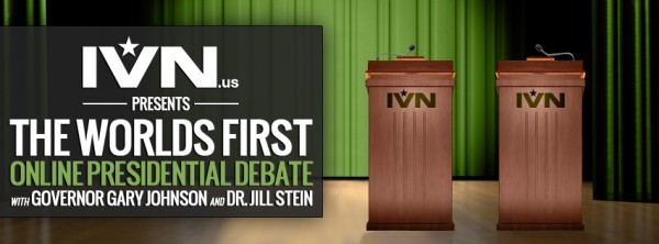 Guess Who Else is Running for POTUS? @GovGaryJohnson And @JillStein2012 Debate Via Online Tommorow Night