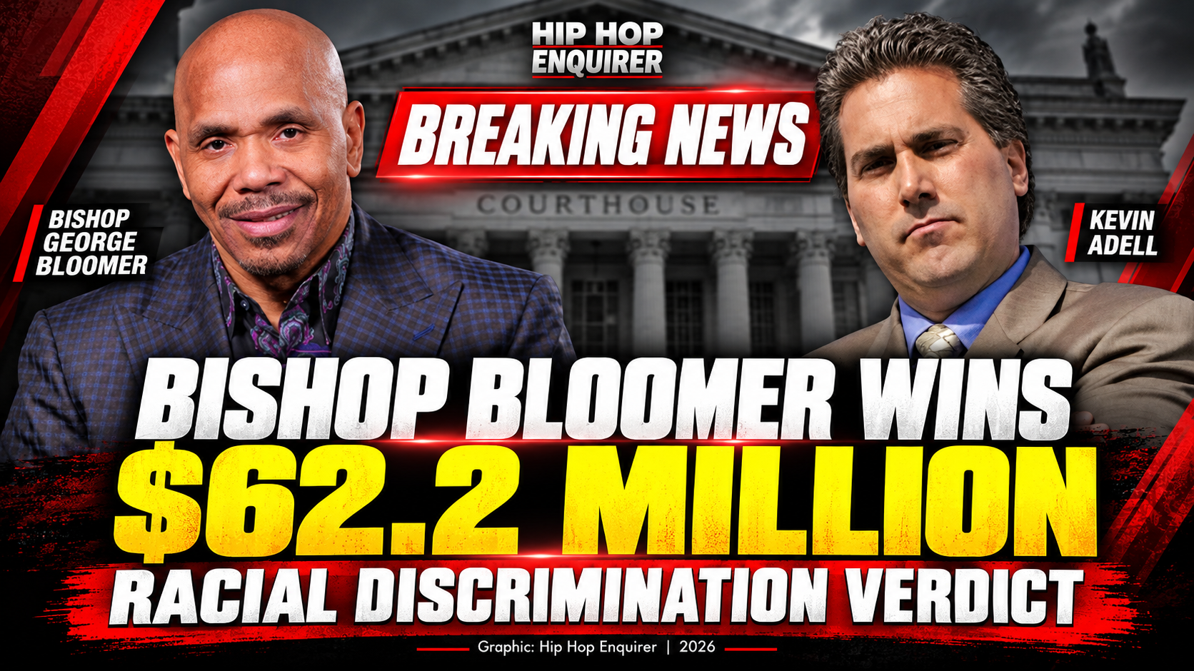 BREAKING: Bishop George Bloomer Awarded $62.2 Million in Racial Discrimination Case Against The Word Network