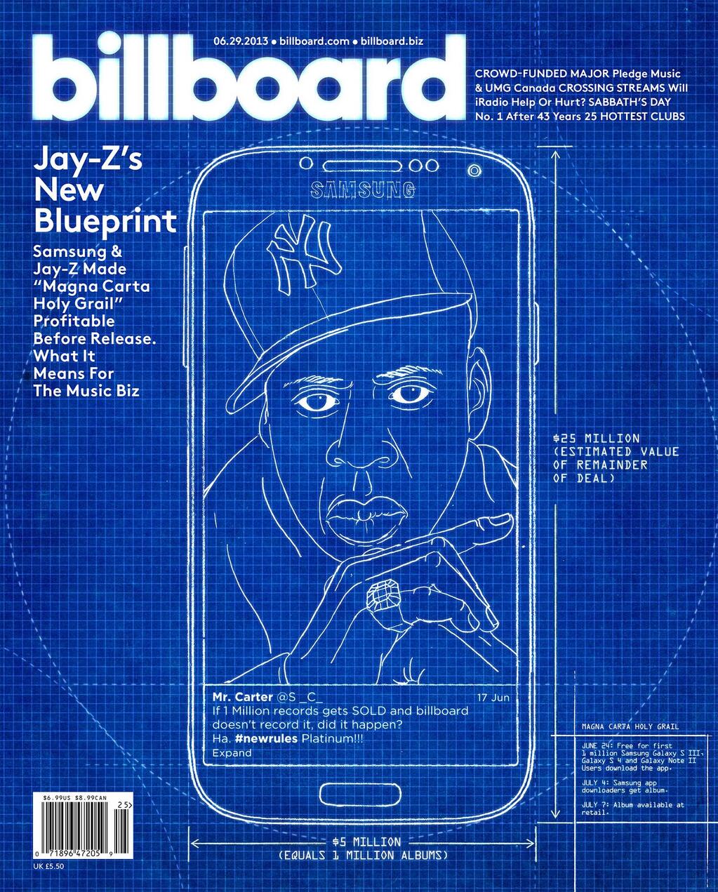 Jay-Z Covers Billboard Magazine And Drops New Samsung / “Magna Carta Holy Grail Commercial]