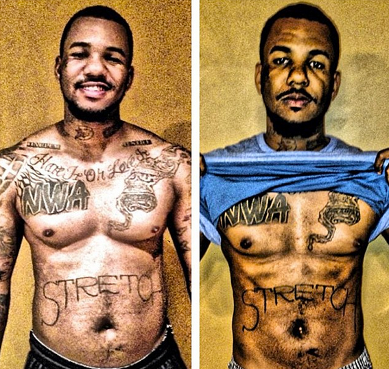 The Game Shows Off New Post-Workout Body in Before & After Pics (Pics Inside)