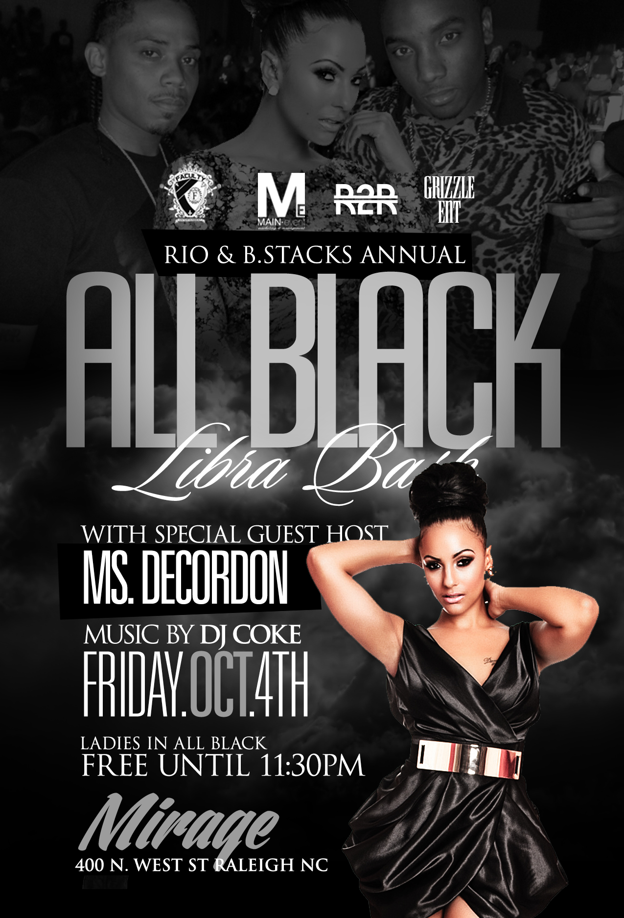 Special: Faculty Entertainment’s Bosses Maurio “Rio” Mitchell and Rapper B Stacks Celebrate Annual All Black Affair Birthday Bash