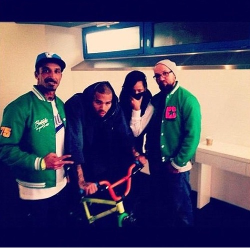 (PICS) @ChrisBrown & @Rihanna Hang Out in Berlin