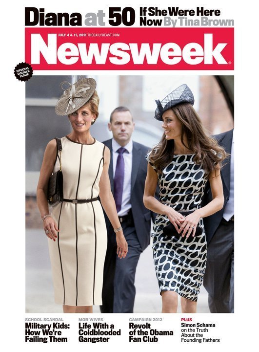 Creepy or Clever??? Newsweek Magazine Raises Princess Di from the Dead.