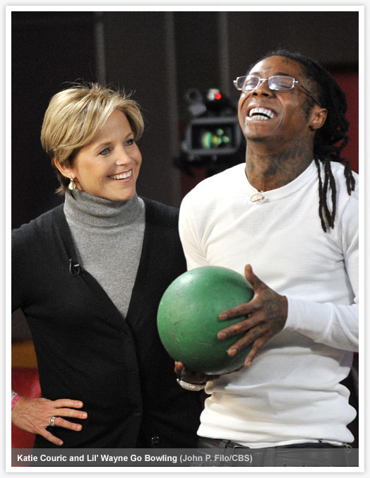 Katie Couric Goes For Round 2 With Rapper Lil Wayne