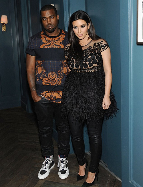 Fashion Alert: Kanye and Kim, and others Attend the Topshop Opening in LA