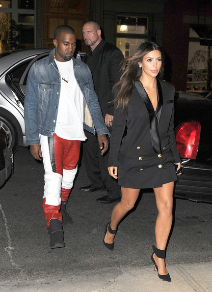 Hip Hop Couple “Ye & Kim” Turn-Up Their Style For Fashion Week (Photos)