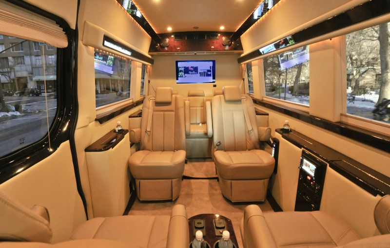 BEYONCE’S DECKED OUT LUXURY MERCEDES BENZ VAN