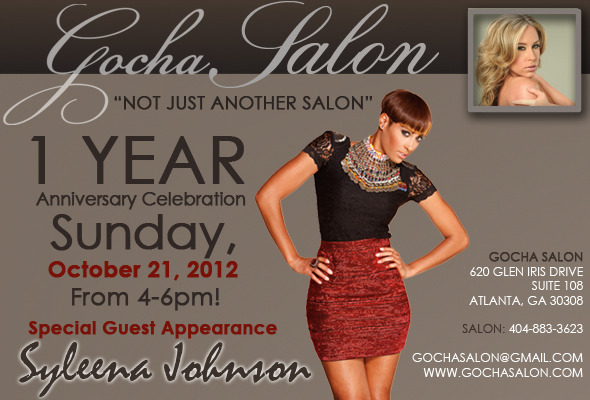Special! R&B Diva Star @Syleena_Johnson Hosts the 1 Year Anniversary Of @GochaSalon This Sunday via @Kashact