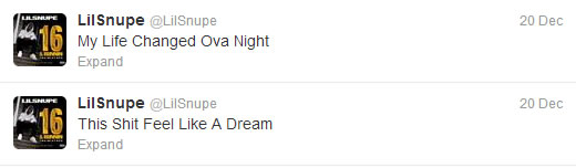 Lil Snupe Tweet 1