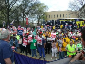 Hundreds Convene in Atlanta For Senate Bill 469 Protest Rally!