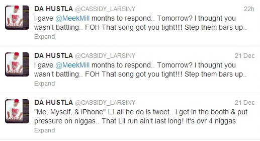 Cassidy Tweet page