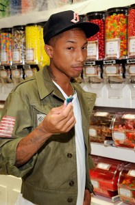 Like a N.E.R.D. in a Candy Store… Pharrell Williams Hits The Sugar Factory