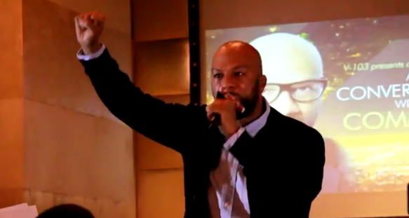 Common Spits Freestyle for Fans at Private Meet & Greet