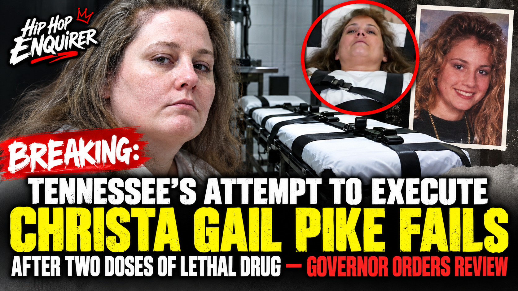 BREAKING: Tennessee’s Attempt to Execute Christa Gail Pike Fails After Two Doses of Lethal Drug — Governor Orders Review